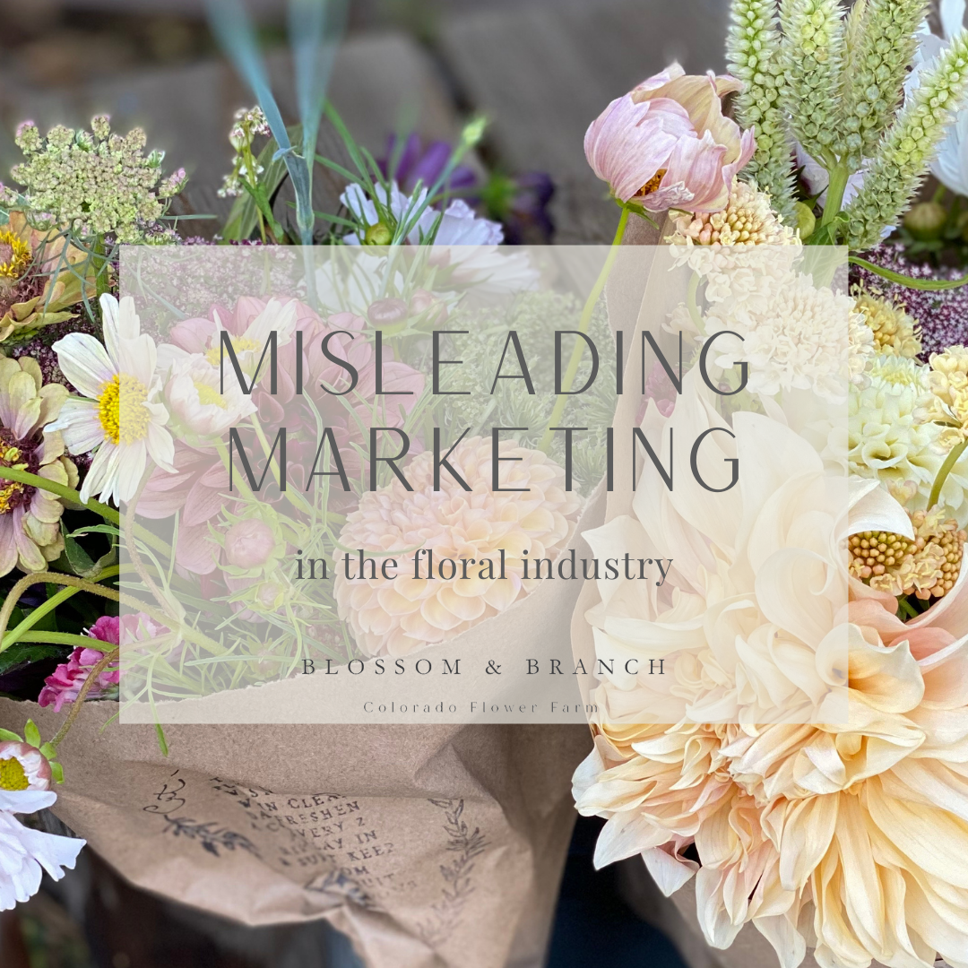 misleading marketing terms used to greenwash consumers in the floral industry