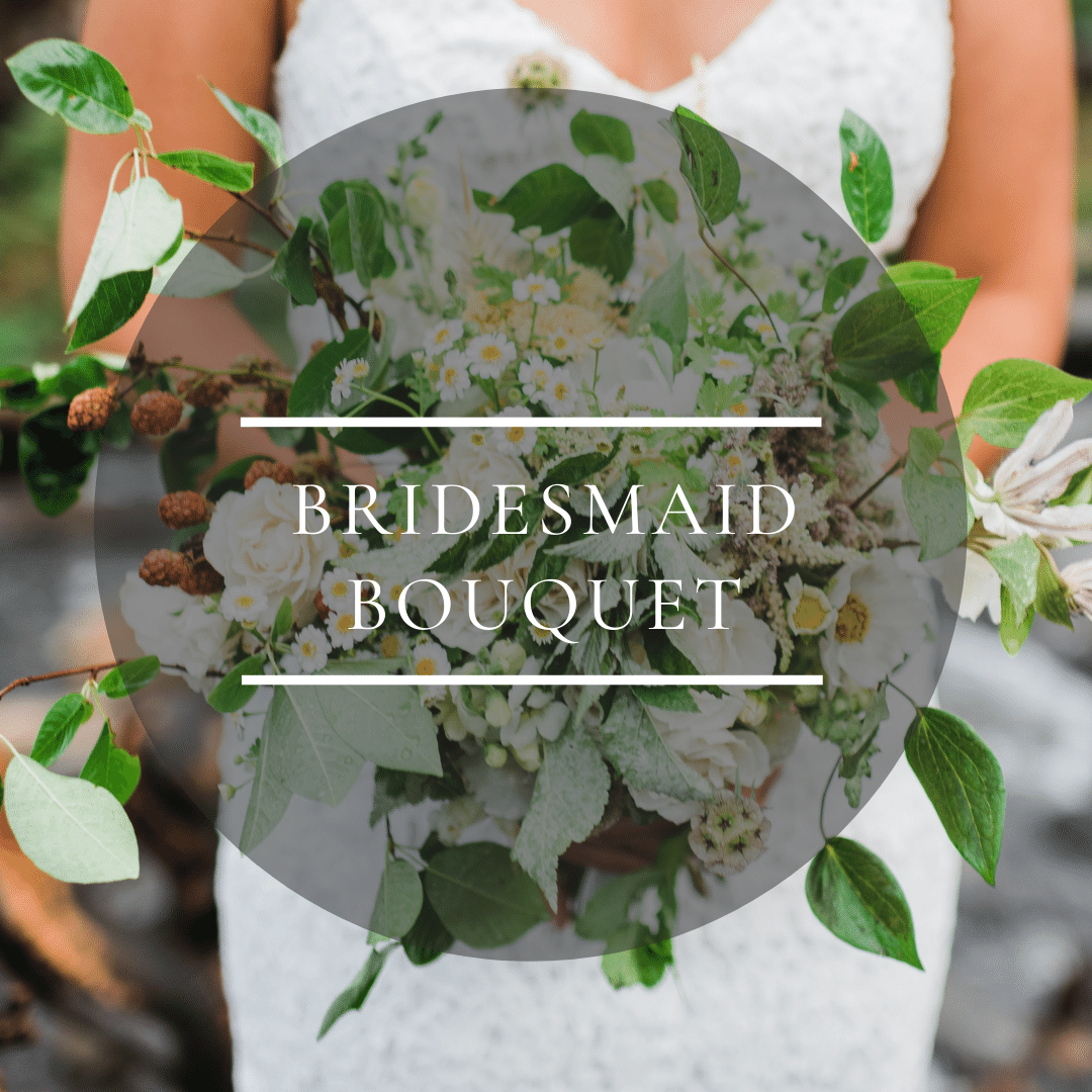 A la carte bridesmaid bouquet for your sustainable Colorado wedding from a flower farm